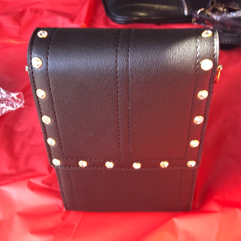 Studded crossbody bag